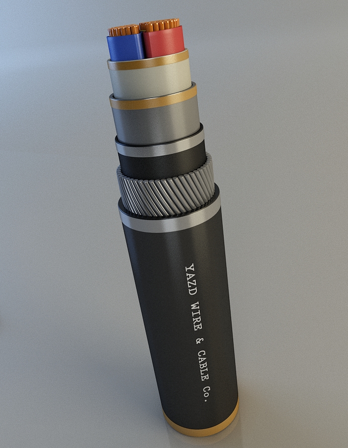 Lead sheathed and armored cables