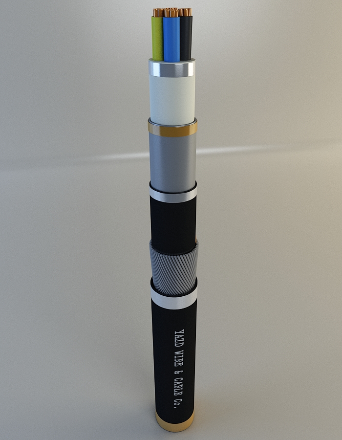 Lead sheathed and armored cables
